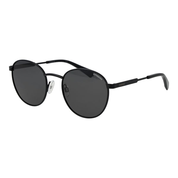 Polaroid Black Stainless Steel Sunglasses