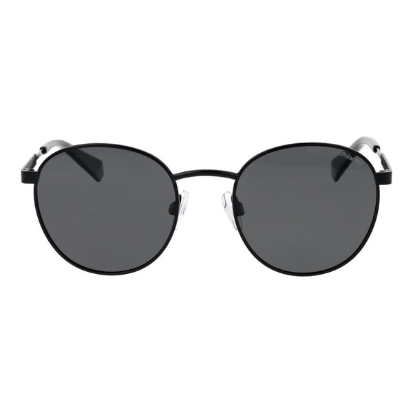 Polaroid Black Stainless Steel Sunglasses