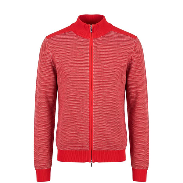 Malo Red Cotton Men Sweater