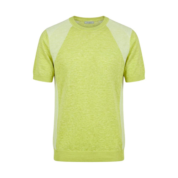 Malo Green Linen Men Sweater