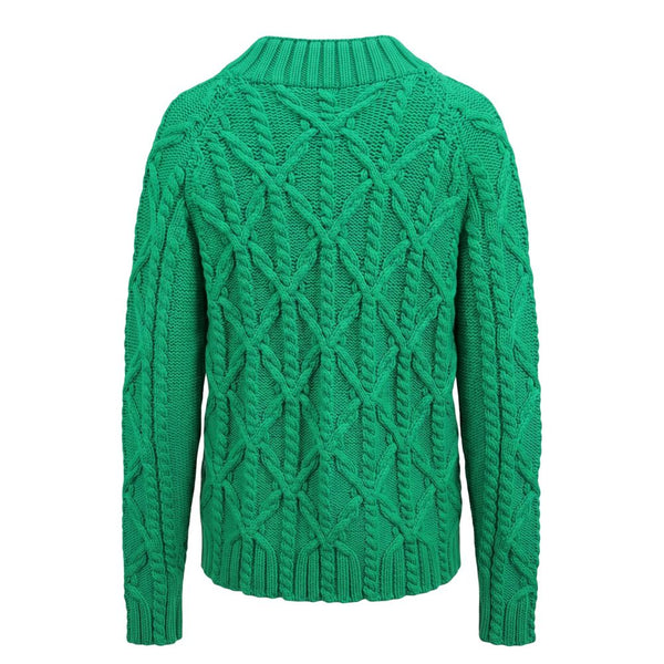 Malo Green Cotton Men's Sweater