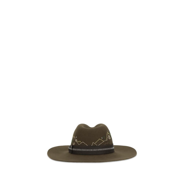 Golden Goose Bicolor Wool Oves Aries Fedora