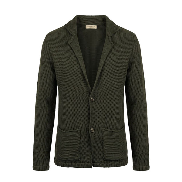 Roberto Pepe Luxury Green Wool Men's Sweater