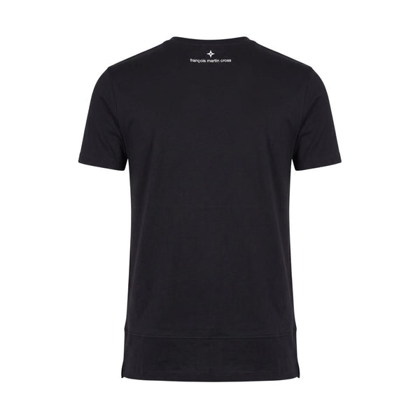 Roberto Pepe Luxury Black Cotton Men Sweater