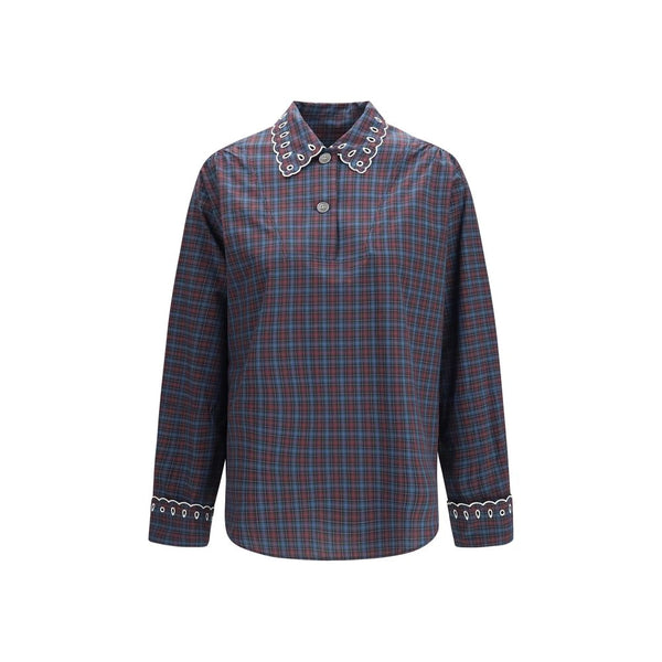 Marni Blue Cotton Dress Shirt