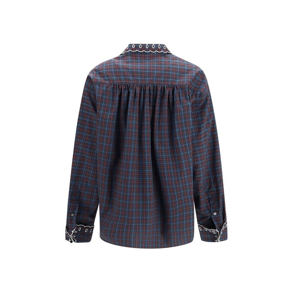 Marni Blue Cotton Dress Shirt