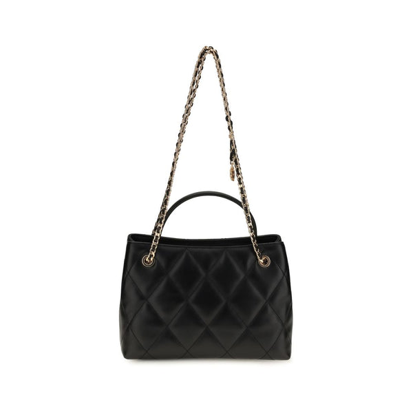 Tory Burch Black Calf Leather Bos Taurus Shoulder Bag