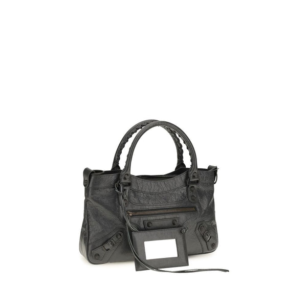 Balenciaga Gray Lamb Ovis Aries Shoulder Bag