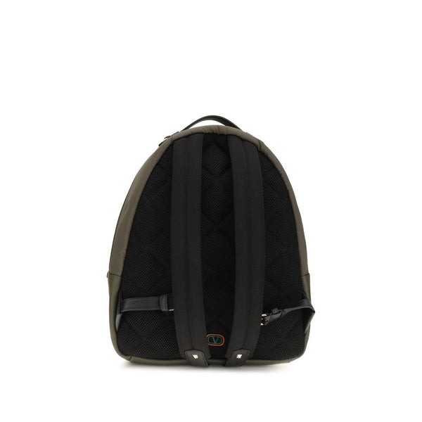 Valentino Garavani Bicolor Fabric Backpack