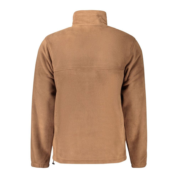 Columbia Brown Polyester Men Sweatshirt