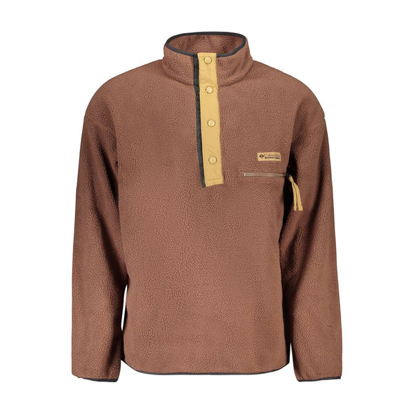 Columbia Brown Polyester Men's Sweatshirt