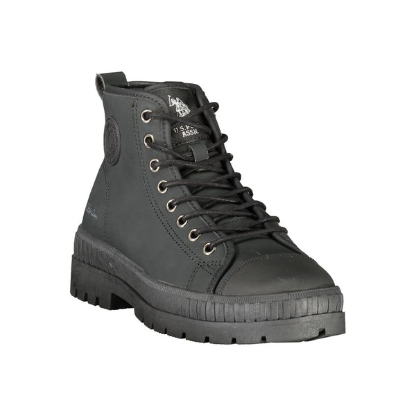U.S. POLO ASSN. Black Polyurethane Women's Boot