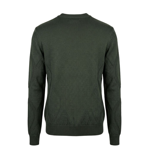 Roberto Pepe Luxury Green Wool Men's Sweater