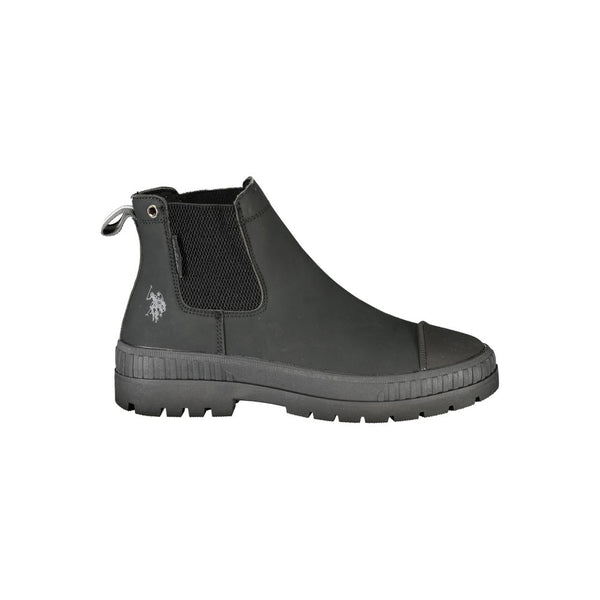 U.S. POLO ASSN. Black Polyurethane Women's Boot