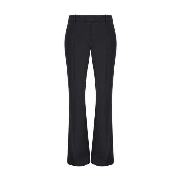 Alexander McQueen Black Acetate Flared Pants