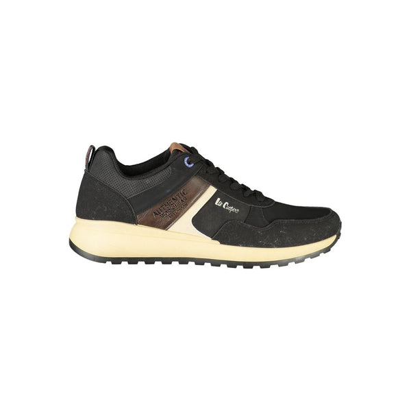 LEE COOPER Black Polyurethane Men's Sneaker