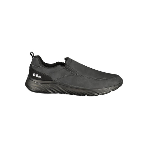 LEE COOPER Black Polyurethane Men's Sneaker