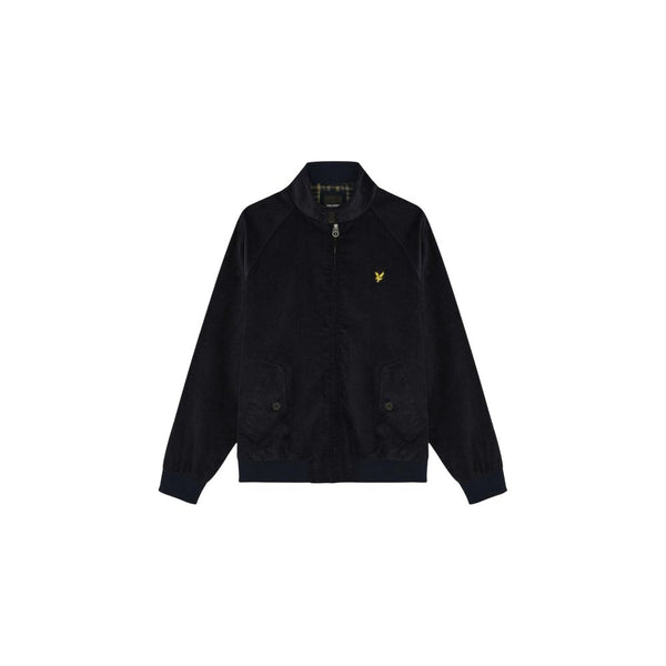 Lyle & Scott Blue Cotton Biker Jacket