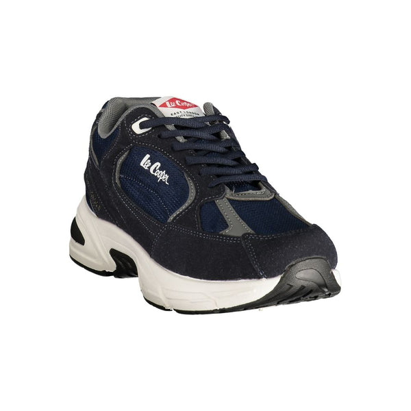 LEE COOPER Blue Polyurethane Men's Sneaker