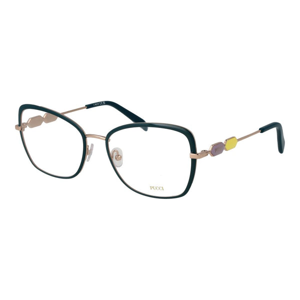 Emilio Pucci Turquoise Metal Glasses (Frames)