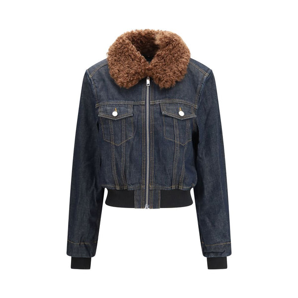 Ganni Blue Cotton Denim Jacket