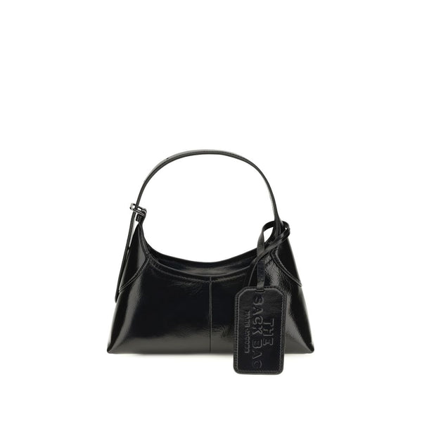 Marc Jacobs Black Calf Leather Bos Taurus Shoulder Bag