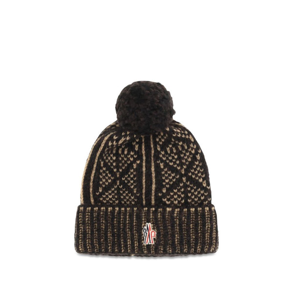Moncler Grenoble Brown Alpaca Vicugna Pacos Beanie