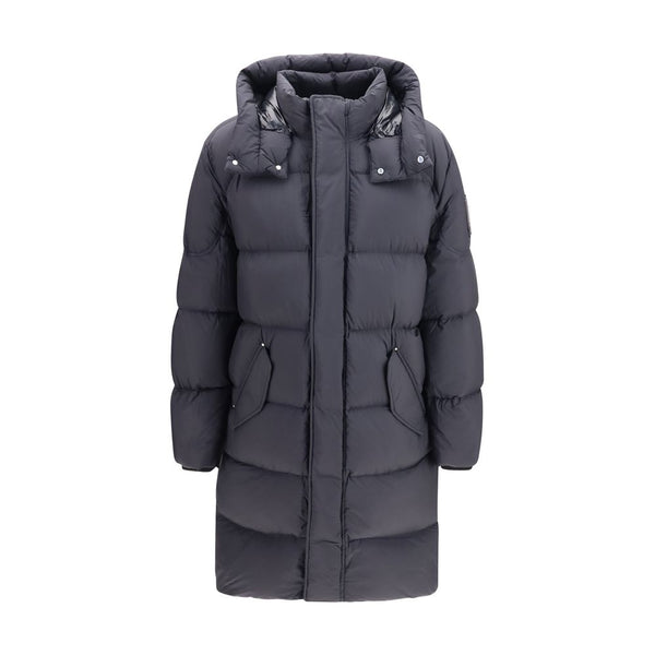 Moose Knuckles Black Nylon Coat