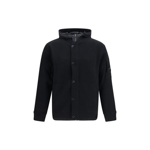 C.P. Company Black Wool Oves Aries Sweater