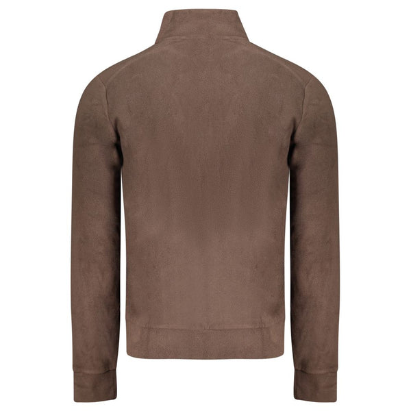 Accademia Militare Brown Polyester Men's Sweatshirt