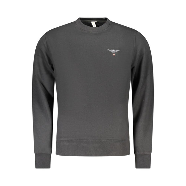Accademia Militare Nero Cotton Men's Sweatshirt
