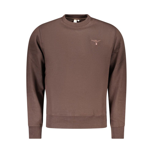 Accademia Militare Brown Cotton Men's Sweatshirt