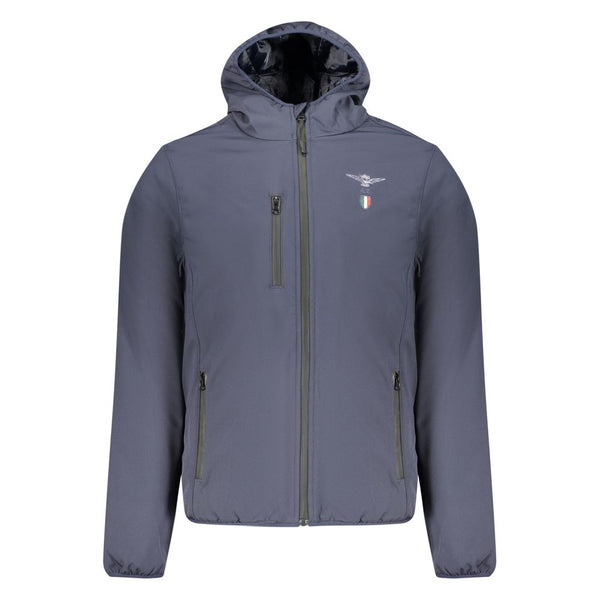Accademia Militare Blue Polyester Men's Jacket