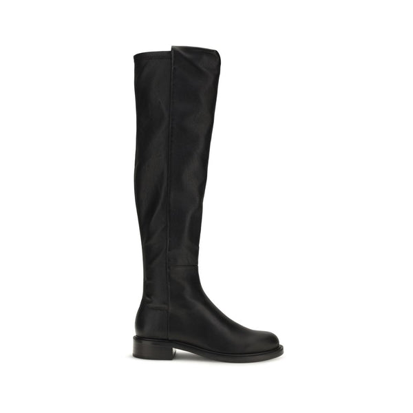 Stuart Weitzman Black Napa Leather / Calf Bos Taurus Over The Knee