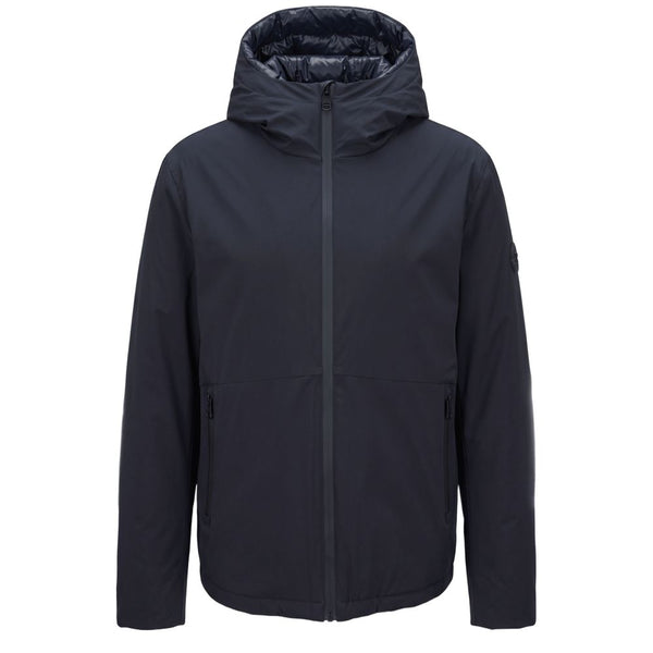 Baldinini Trend Blue Polyester Men Jacket