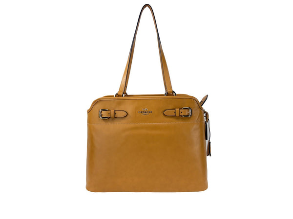 COACH Coach Easton Brown Leather Tote Bag