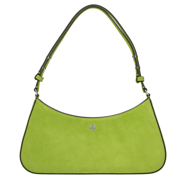 Tory Burch Green Leather Shoulder Bag