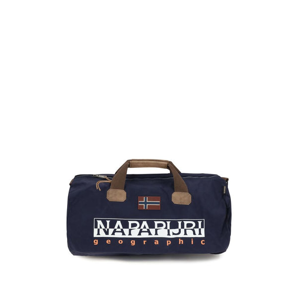 Napapijri Blue Cotton Shoulder Bag