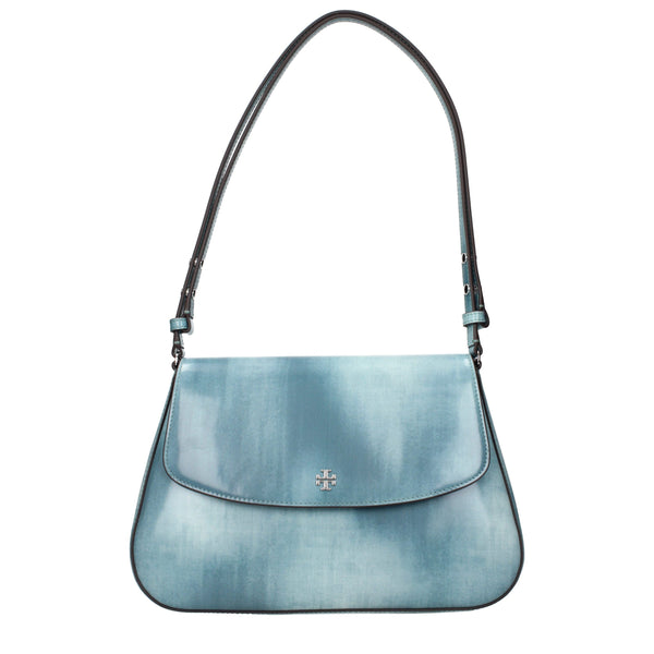 Tory Burch Blue Leather Shoulder Bag