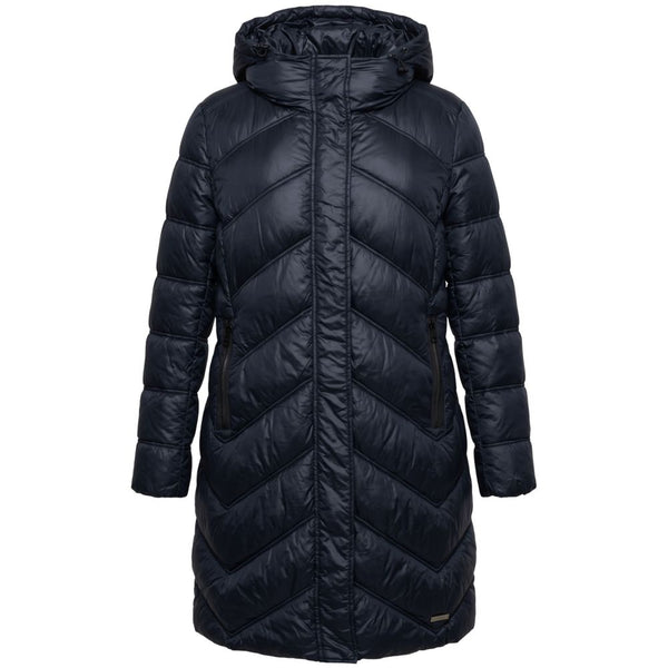 Baldinini Trend Blue Nylon Women Jacket