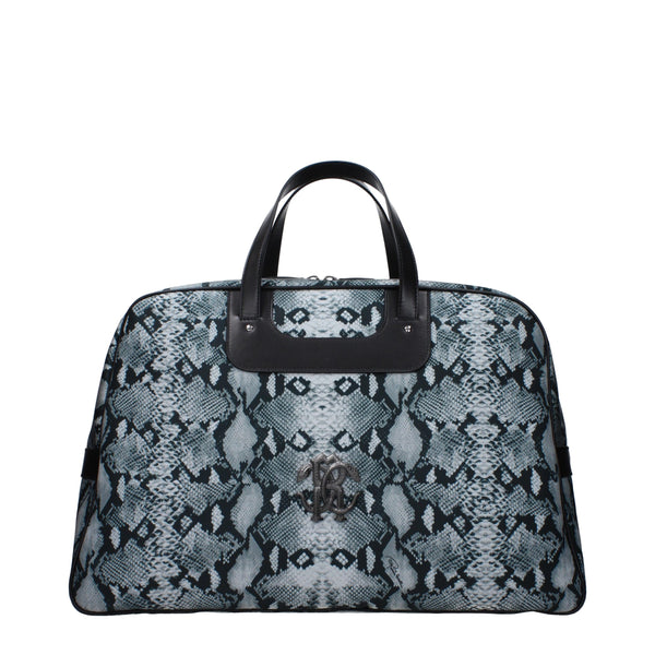 Roberto Cavalli Gray Fabric Luggage And Travel
