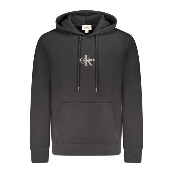Calvin Klein Black Cotton Menswear Hoodie
