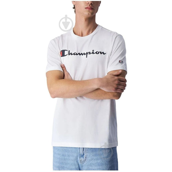 Champion White Cotton Sweatshirt