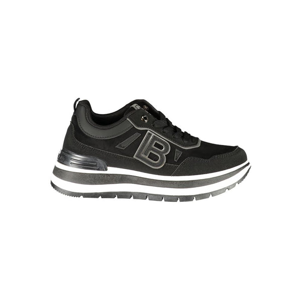 Laura Biagiotti Black Polyurethane Women's Sneaker