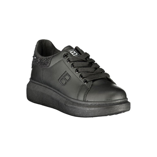 Laura Biagiotti Black Polyurethane Women's Sneaker