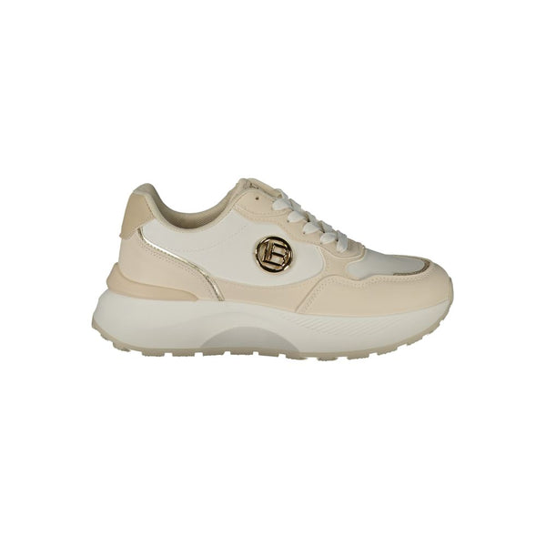 Laura Biagiotti Beige Polyurethane Female Sneaker