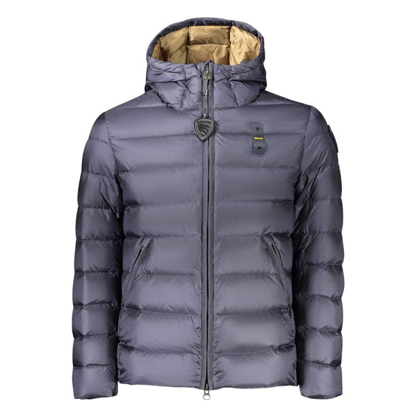 Blauer Blue Polyamide Men's Jacket