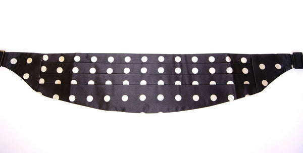 Dolce & Gabbana Black Waist Smoking Tuxedo Cummerbund Belt