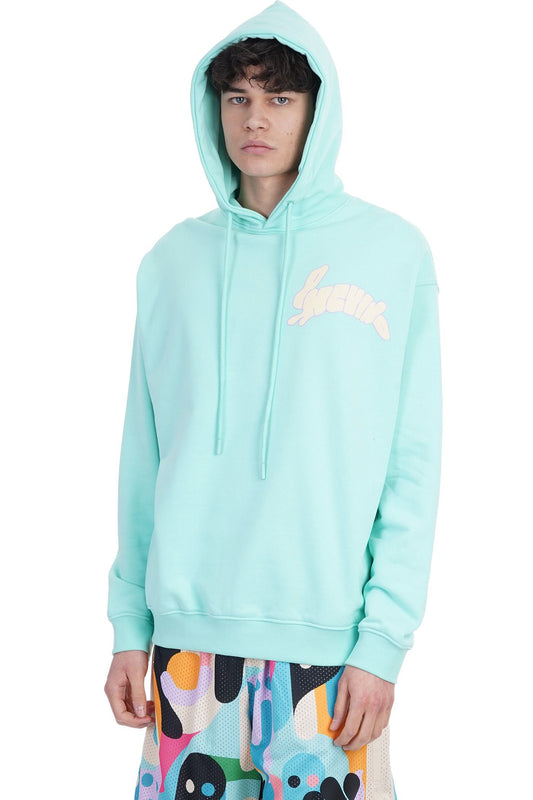 Green Cotton Men Sweater