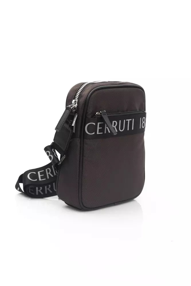 Brown Leather Men Messenger Bag